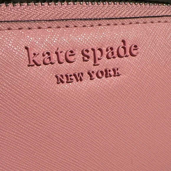 Kate Spade Pink Zip-Around Long Wallet - Picture 5 of 6